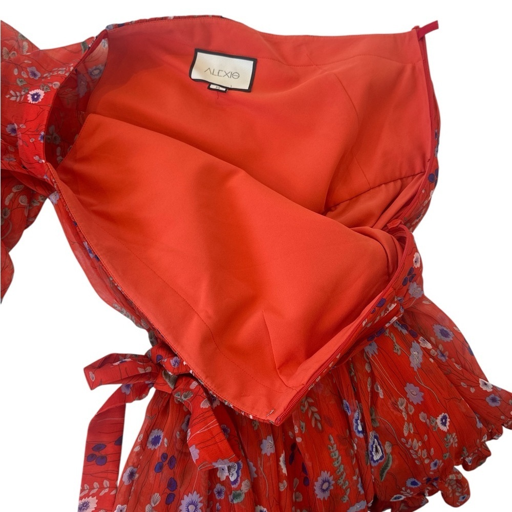Revolve Alexis Edyta floral print one-shoulder mini dress - Picture 10 of 14